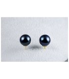 Luna-Pearls Ladies stud earrings O57-SE0017DB